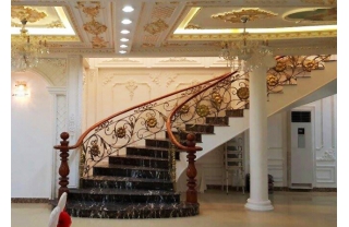 Cầu thang sắt nghệ thuật Châu Âu MDSCA14
